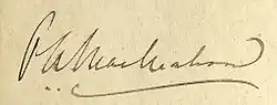 MacMahon's signature