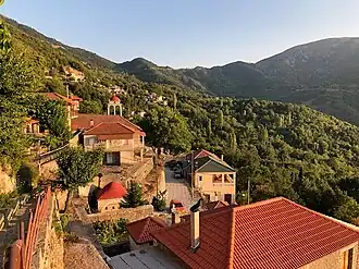 Perista, one of the villages within the municipality of Platanos