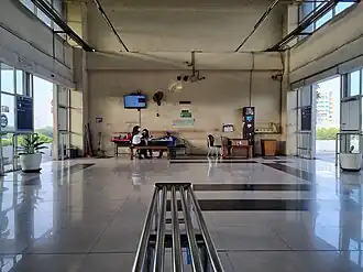 Inner view of the southernmost building, serving Transjakarta bus routes
