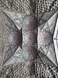 The mosque ceiling