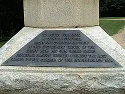 Monument to Francisco, Guilford Courthouse National Military Park