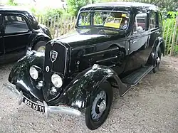 The 201 was typical of many western European family saloons in the 1930's where the standard body was redesigned to incorporate new ideas about streamlining.