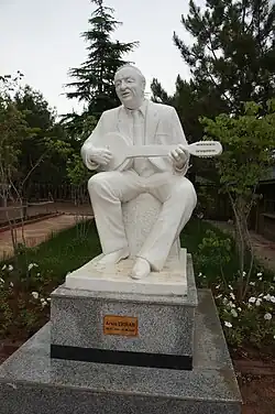 Statue of Aram Tigran in Silvan, Diyarbakir, Turkey