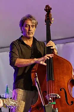 Hutchinson with Lúnasa in 2013