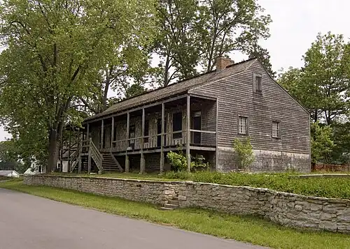 Side of the Greentree Tavern (Janis-Ziegler House) in 2007