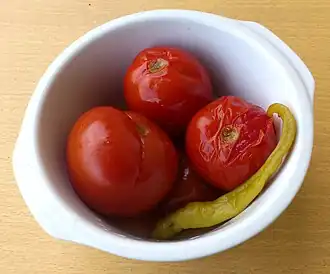 Pickled tomatoes