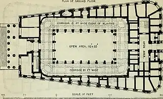 Plan of the ground floor