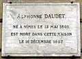 Alphonse Daudet died at no. 41 on 16 December 1897.