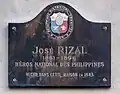 Philippine independence activist José Rizal lived at no. 124 in 1883.