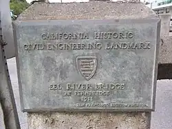 Plaque on Side of Fernbridge
