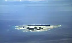 Poivre Atoll from the south