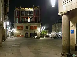 Olmedo building in the background