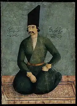 Portrait of Mirza Reza Quli Khan Zand