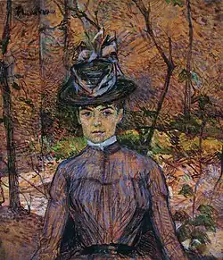 Portrait de Suzanne Valadon, 1885, oil on canvas, MNBA, Buenos Aires
