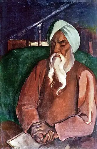 Portrait of SherGil in Simla by his daughter (1935)