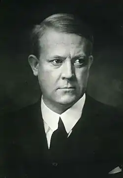 Norwegian Minister-President Vidkun Quisling in civilian clothes