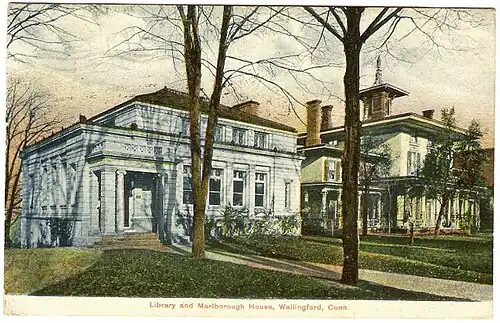 Library and Marlborough House, c. 1909