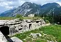 Fortification on the Italian side of the pass
