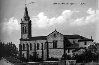 The church of Primarette, in 1911