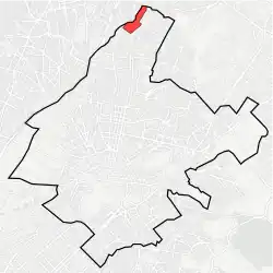 Location within Athens municipality