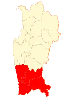 Location in the Coquimbo Region