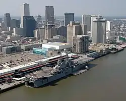 USS&nbsp;Iwo Jima at New Orleans, 2005