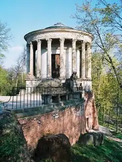 Temple of the Sibyl in Puławy landscape garden by Piotr Aigner, (1798–1801)