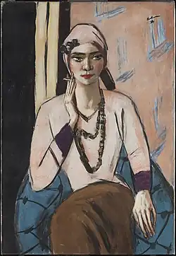 Quappi in Pink Jumper, Max Beckmann
