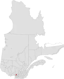 Location of La Rivière-du-Nord