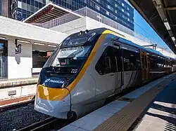 Queensland Rail's New Generation Rollingstock at Roma Street station.