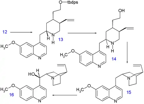 Stork quinine synthesis II