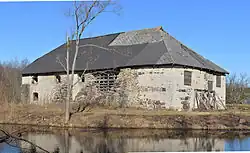Old watermill in village