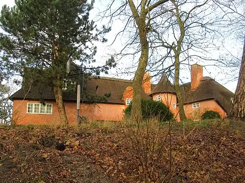 South side of the main building