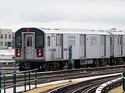 A "2" train at the East 180th Street station