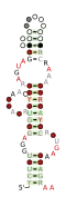 RAGATH-18 Secondary structure taken from the Rfam database. Family RF03064
