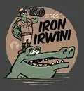The release poster for ROS 2 Iron Irwini.