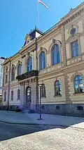 Town Hall was designed by Alfred Cawén in 1888.