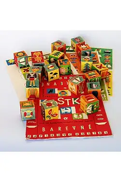 Radoslav Kratina, children's cut-out blocks (1962)