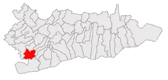 Location in Călărași County