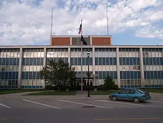 The Ramsey County Courthouse in Devils Lake
