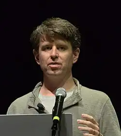 Munroe speaking at Strange Loop in 2023