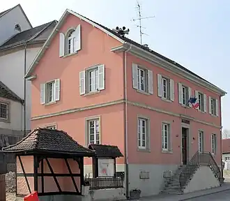 The town hall in Rantzwiller