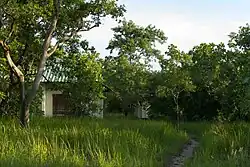 One of the 14 separate houses of the Researchstation