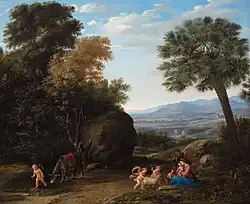 Claude Gellée, called Claude Lorrain, Rest on the Flight into Egypt, c. 1640