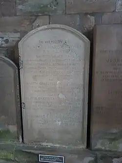 Memorial in Jedburgh Abbey