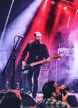 Vernon performing in Los Angeles, 2018