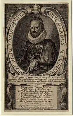 Richard Martin, 1620, by Simon de Passe.