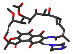 3D structure of Rifampicin/isoniazid/pyrazinamide