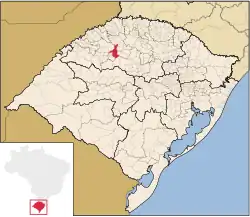 Location of Ijuí