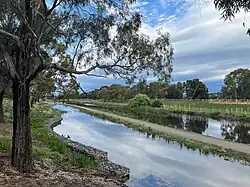 River Torrens Outlet, Henley Beach South, looking across to West Beach